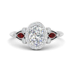 Load image into Gallery viewer, oval-diamond-halo-edwardian-engagement-ring-with-ruby-in-FD9778OVRGRUDR-NL-WG
