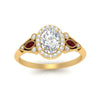 Load image into Gallery viewer, oval-diamond-halo-edwardian-engagement-ring-with-ruby-in-FD9778OVRGRUDR-NL-YG