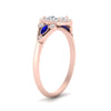Load image into Gallery viewer, oval-diamond-halo-edwardian-engagement-ring-with-sapphire-in-FD9778OVRGSABL-NL-RG