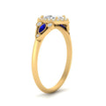Thumbnail 11 - oval-diamond-halo-edwardian-engagement-ring-with-sapphire-in-FD9778OVRGSABL-NL-YG