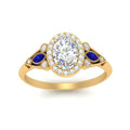 Thumbnail 10 - oval-diamond-halo-edwardian-engagement-ring-with-sapphire-in-FD9778OVRGSABL-NL-YG