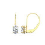 Load image into Gallery viewer, oval-diamond-lever-back-2-ctw.-solitaire-earrings-in-yellow-gold-FDEAR9225OV-2.00CT-NL-YG
