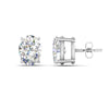 Load image into Gallery viewer, Stud Mens Earring Basket Oval Shaped