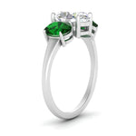 Load image into Gallery viewer, oval-emerald-3-stone-basket-engagement-ring-in-white-gold-FD10416OVRGEMGRANGLE2-NL-WG
