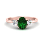 Load image into Gallery viewer, oval-emerald-3-stone-engagement-ring-in-rose-gold-FDENR1505OVRGEM-NL-RG-GS.jpg

