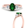 Load image into Gallery viewer, oval-emerald-3-stone-engagement-ring-in-rose-gold-FDENR1505OVRGEM-NL-RG-GS.jpg