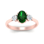 Load image into Gallery viewer, oval-emerald-3-stone-engagement-ring-in-rose-gold-FDENR1505OVRGEM-NL-RG-GS.jpg
