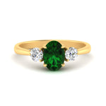 Load image into Gallery viewer, oval-emerald-3-stone-engagement-ring-in-yellow-gold-FDENR1505OVRGEM-NL-YG-GS.jpg
