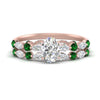 Load image into Gallery viewer, oval-emerald-floating-marquise-accent-ring-with-eternity-wedding-band-in-rose-gold-FDEWB9398OVGEMGR-NL-RG.jpg?v=1758802136