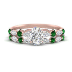 Load image into Gallery viewer, oval-emerald-floating-marquise-accent-ring-with-eternity-wedding-band-in-rose-gold-FDEWB9398OVGEMGR-NL-RG.jpg?v=1758802136
