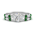 Load image into Gallery viewer, oval-emerald-floating-marquise-accent-ring-with-eternity-wedding-band-in-white-gold-FDEWB9398OVGEMGR-NL-WG_82fe3600-037a-4c0e-afa7-e65b91f83d6c.jpg?v=1758802236