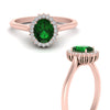 Load image into Gallery viewer, oval-emerald-halo-cathedral-ring-in-rose-gold-FD10561OVGEMGR-NL-RG-GS.jpg