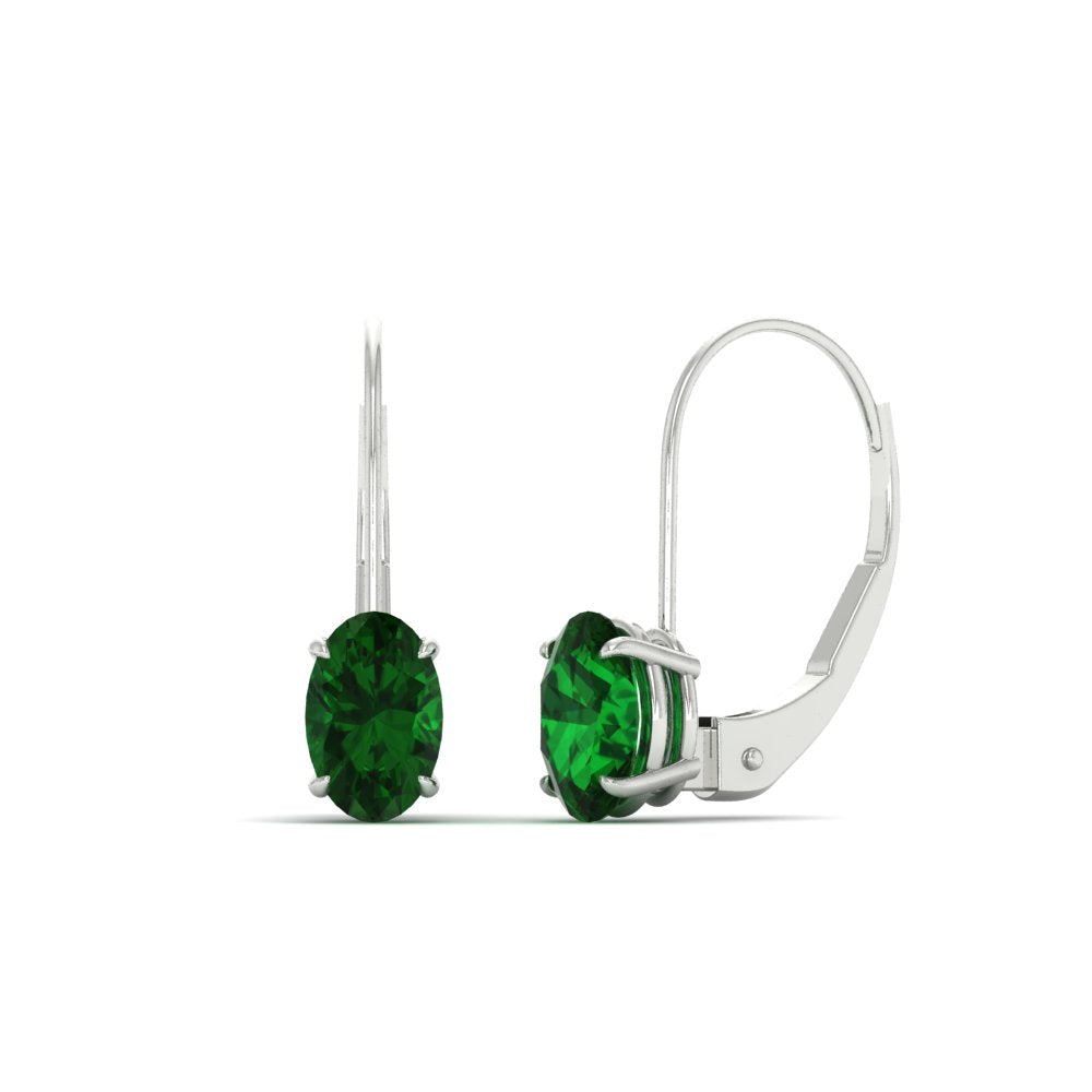 oval-emerald-lever-back-2-ctw.-solitaire-earrings-in-white-gold-FDEAR9225OVGEMGR-2.00CT-NL-WG