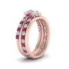 Load image into Gallery viewer, oval-floral-halo-pink-sapphire-stacking-ring-in-FD9980OVGSADRPI-B3-NL-RG