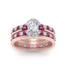 Load image into Gallery viewer, oval-floral-halo-pink-sapphire-stacking-ring-in-FD9980OVGSADRPI-B3-NL-RG