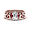 Load image into Gallery viewer, oval-floral-halo-ruby-stacking-ring-in-FD9980OVGRUDR-B3-NL-RG