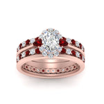 Load image into Gallery viewer, oval-floral-halo-ruby-stacking-ring-in-FD9980OVGRUDR-B3-NL-RG

