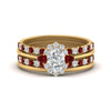 Load image into Gallery viewer, oval-floral-halo-ruby-stacking-ring-in-FD9980OVGRUDR-B3-NL-YG