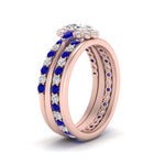 Load image into Gallery viewer, oval-floral-halo-sapphire-stacking-ring-in-FD9980OVGSABL-B3-NL-RG

