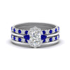 Load image into Gallery viewer, oval-floral-halo-sapphire-stacking-ring-in-FD9980OVGSABL-B3-NL-WG