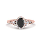 Load image into Gallery viewer, oval-halo-black-diamond-milgrain-engagement-ring-in-rose-gold-FD9786OVRGBLACK-NL-RG-GS.jpg
