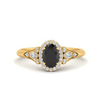 Load image into Gallery viewer, oval-halo-black-diamond-milgrain-engagement-ring-in-yellow-gold-FD9786OVRGBLACK-NL-YG-GS.jpg
