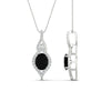Load image into Gallery viewer, oval-halo-black-diamond-pave-drop-necklace-in-white-gold-fdpd11545gblackangle2-nl-wg.jpg?v=1768542845