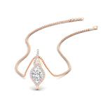 Load image into Gallery viewer, Oval Halo Pave Drop Necklace
