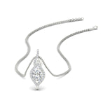Load image into Gallery viewer, Oval Halo Pave Drop Necklace
