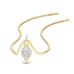 Load image into Gallery viewer, Oval Halo Pave Drop Necklace
