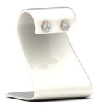 Load image into Gallery viewer, oval-halo-diamond-stud-earrings-in-rose-gold-FDEAR11209-NL-RG
