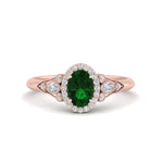 Load image into Gallery viewer, oval-halo-emerald-milgrain-engagement-ring-in-rose-gold-FD9786OVRGEMGR-NL-RG-GS.jpg
