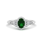 Load image into Gallery viewer, oval-halo-emerald-milgrain-engagement-ring-in-white-gold-FD9786OVRGEMGR-NL-WG-GS.jpg
