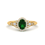 Load image into Gallery viewer, oval-halo-emerald-milgrain-engagement-ring-in-yellow-gold-FD9786OVRGEMGR-NL-YG-GS.jpg
