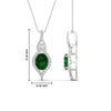 Load image into Gallery viewer, oval-halo-emerald-pave-drop-necklace-in-white-gold-fdpd11545gemgrangle2-nl-wg-hw.jpg?v=1767586000