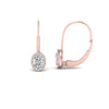 Load image into Gallery viewer, oval-halo-hoop-diamond-earrings-in-rose-gold-FDEAR10101-NL-RG.jpg