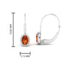 Load image into Gallery viewer, oval-halo-hoop-orange-sapphire-earrings-in-white-gold-FDEAR10101GSAOR-NL-WG.jpg