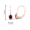 Load image into Gallery viewer, oval-halo-hoop-ruby-earrings-in-rose-gold-FDEAR10101GRUDR-NL-RG.jpg