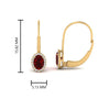 Load image into Gallery viewer, oval-halo-hoop-ruby-earrings-in-yellow-gold-FDEAR10101GRUDR-NL-YG.jpg