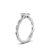 Load image into Gallery viewer, Oval Halo Infinity Vine Engagement Ring