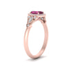 Load image into Gallery viewer, oval-halo-pink-sapphire-milgrain-engagement-ring-in-rose-gold-FD9786OVRGSADRPI-NL-RG-GS.jpg