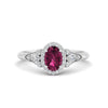 Load image into Gallery viewer, oval-halo-pink-sapphire-milgrain-engagement-ring-in-white-gold-FD9786OVRGSADRPI-NL-WG-GS.jpg