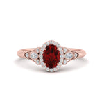 Load image into Gallery viewer, oval-halo-ruby-milgrain-engagement-ring-in-rose-gold-FD9786OVRGRUDR-NL-RG-GS.jpg
