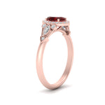 Load image into Gallery viewer, oval-halo-ruby-milgrain-engagement-ring-in-rose-gold-FD9786OVRGRUDR-NL-RG-GS.jpg
