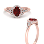Load image into Gallery viewer, oval-halo-ruby-milgrain-engagement-ring-in-rose-gold-FD9786OVRGRUDR-NL-RG-GS.jpg

