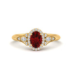 Load image into Gallery viewer, oval-halo-ruby-milgrain-engagement-ring-in-yellow-gold-FD9786OVRGRUDR-NL-YG-GS.jpg
