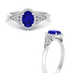 Load image into Gallery viewer, oval-halo-sapphire-milgrain-engagement-ring-in-white-gold-FD9786OVRGSABL-NL-WG-GS.jpg

