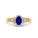 Load image into Gallery viewer, oval-halo-sapphire-milgrain-engagement-ring-in-yellow-gold-FD9786OVRGSABL-NL-YG-GS.jpg

