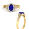Load image into Gallery viewer, oval-halo-sapphire-milgrain-engagement-ring-in-yellow-gold-FD9786OVRGSABL-NL-YG-GS.jpg