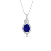 Load image into Gallery viewer, oval-halo-sapphire-pave-drop-necklace-in-white-gold-fdpd11545gsablangle1-nl-wg.jpg?v=1767586000
